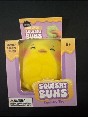 Top Trenz Squishy Buns Yellow Chick Squishy Toy